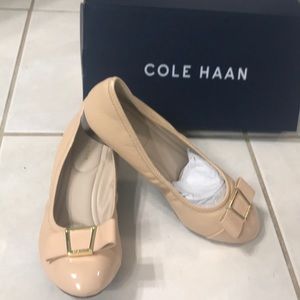 Cole Haan nude wedges